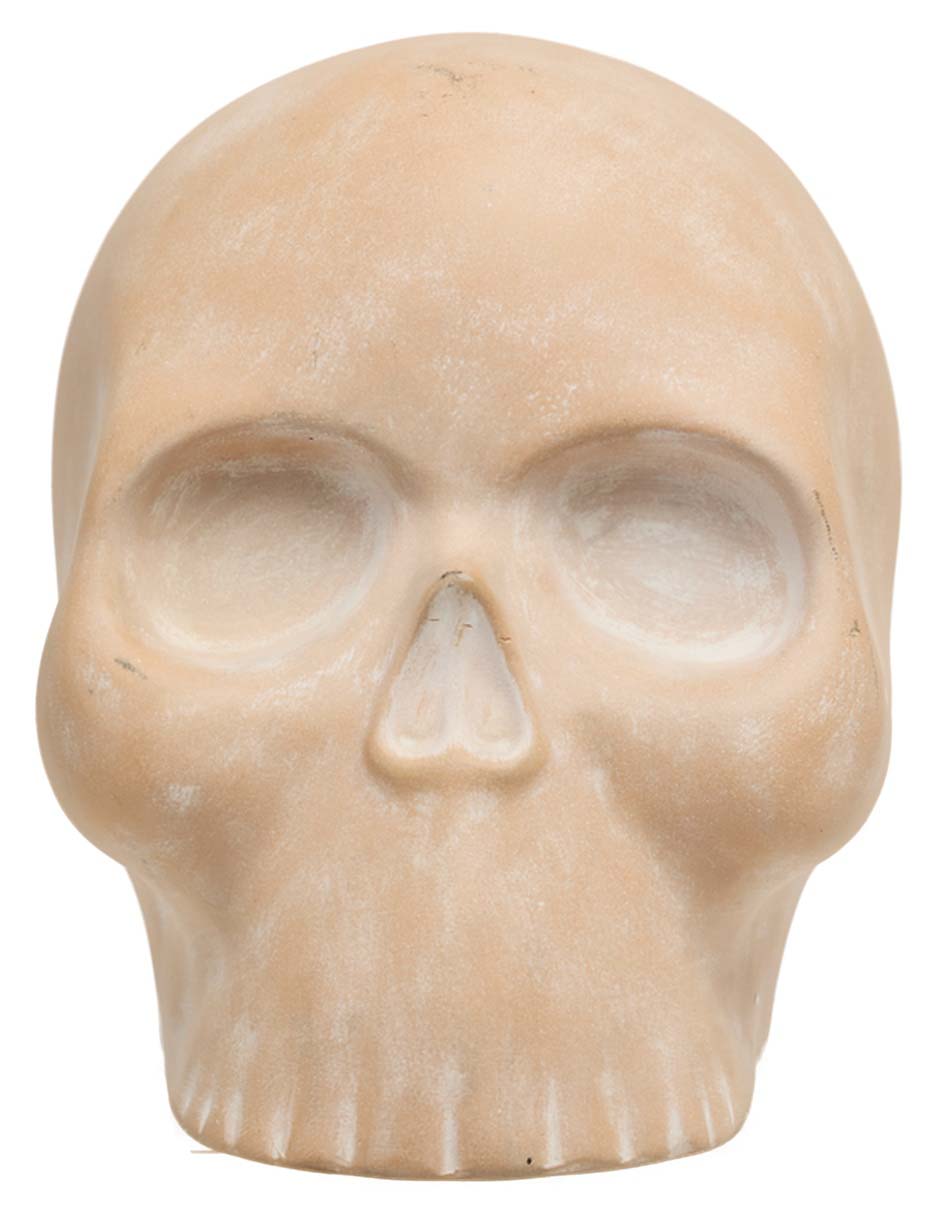 Figura decorativa de Halloween con forma de cráneo 1