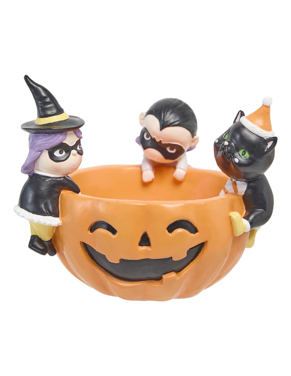 Dulcero de Halloween con forma de calabaza 1