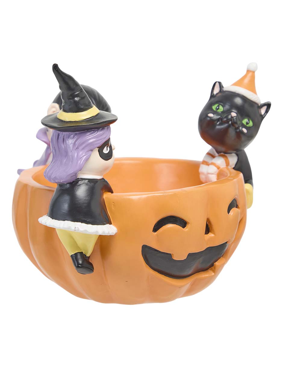 Dulcero de Halloween con forma de calabaza 2