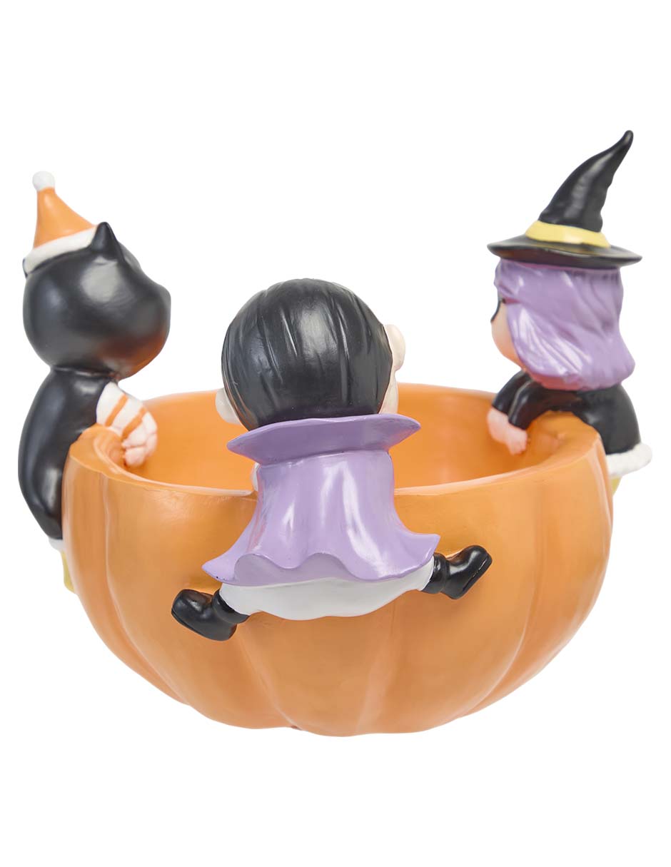 Dulcero de Halloween con forma de calabaza 3