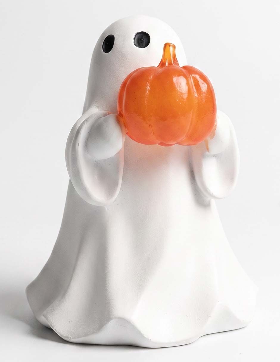 Figura decorativa de halloween con forma de fantasma