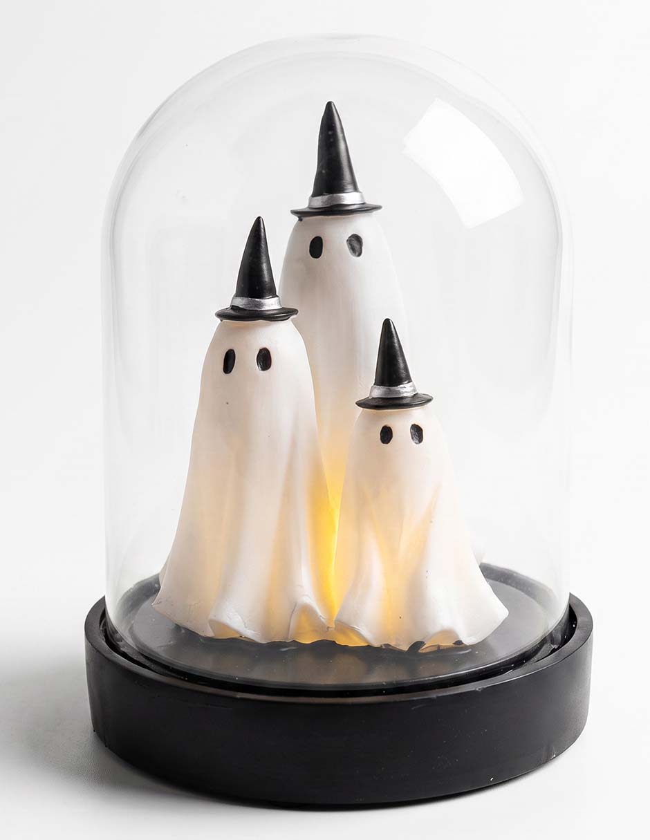 Figura decorativa de halloween con forma de fantasma
