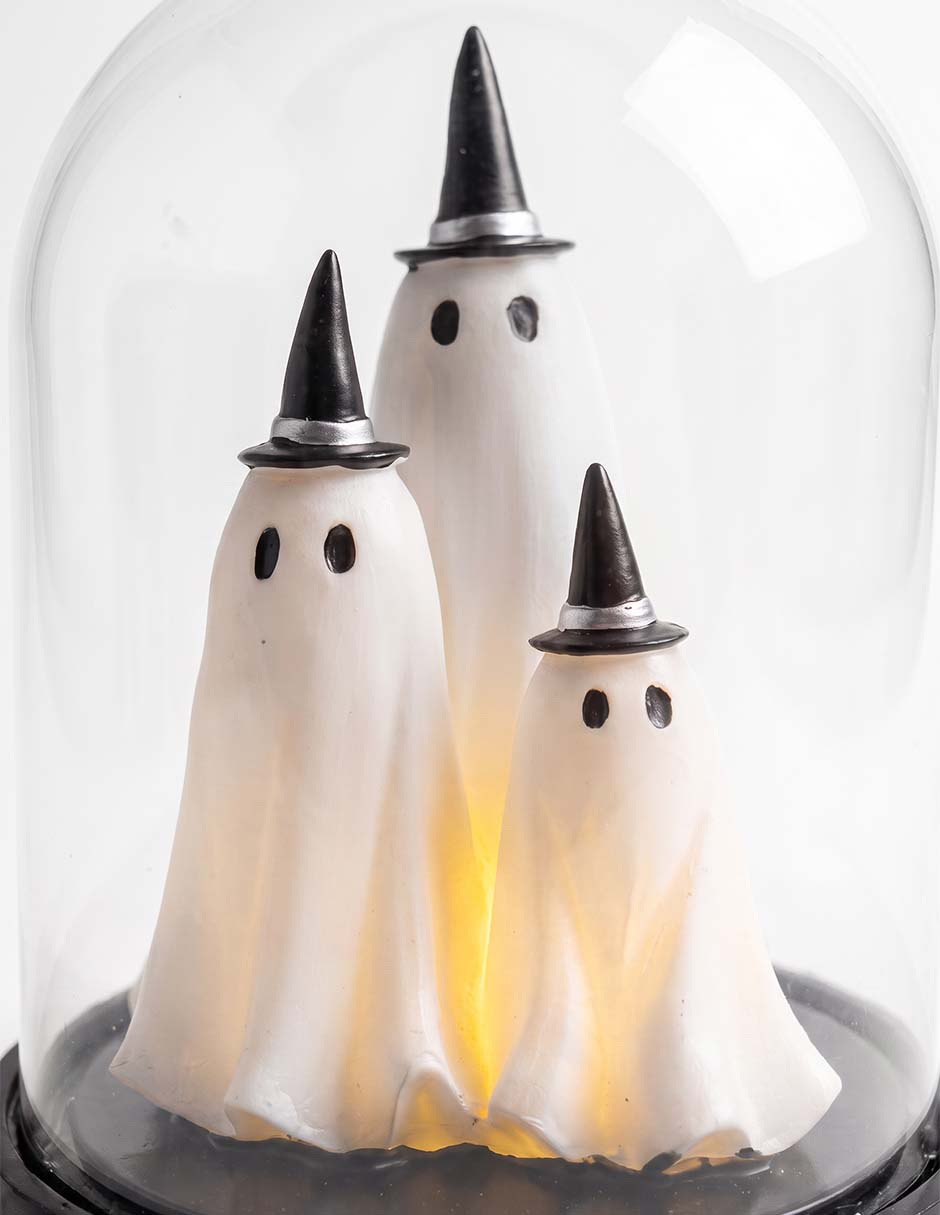 Figura decorativa de halloween con forma de fantasma 3
