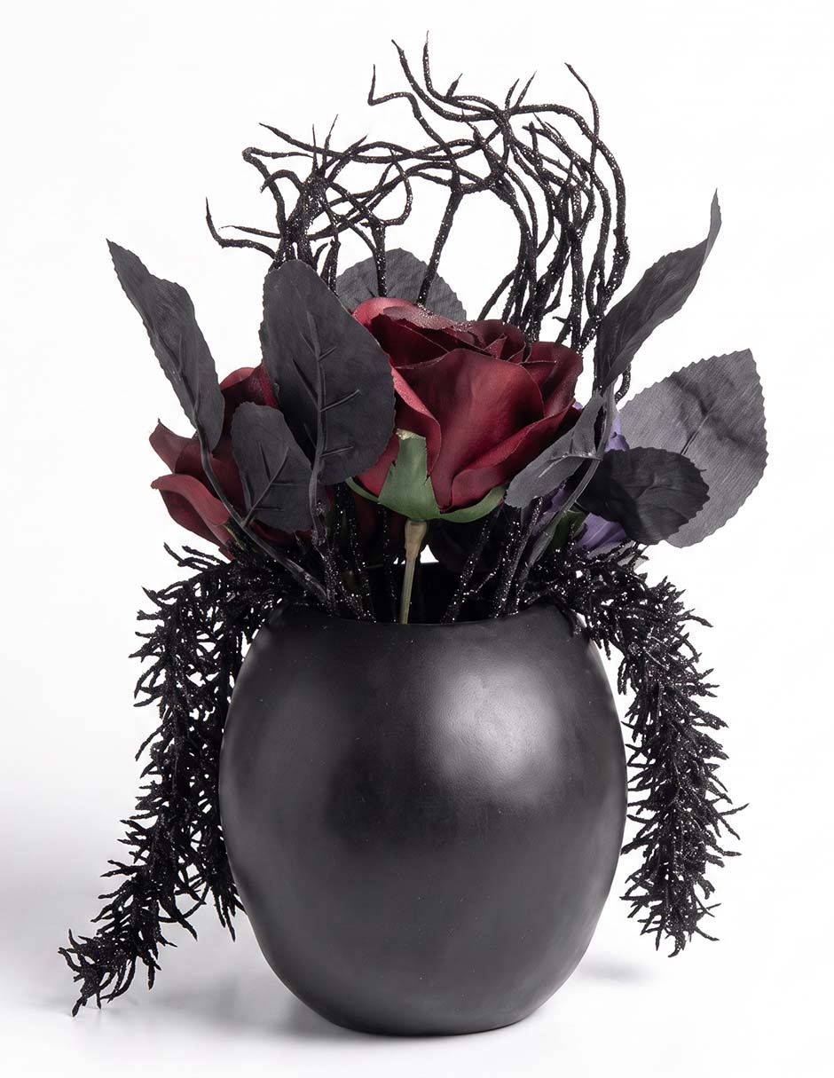 Figura decorativa con forma de craneo