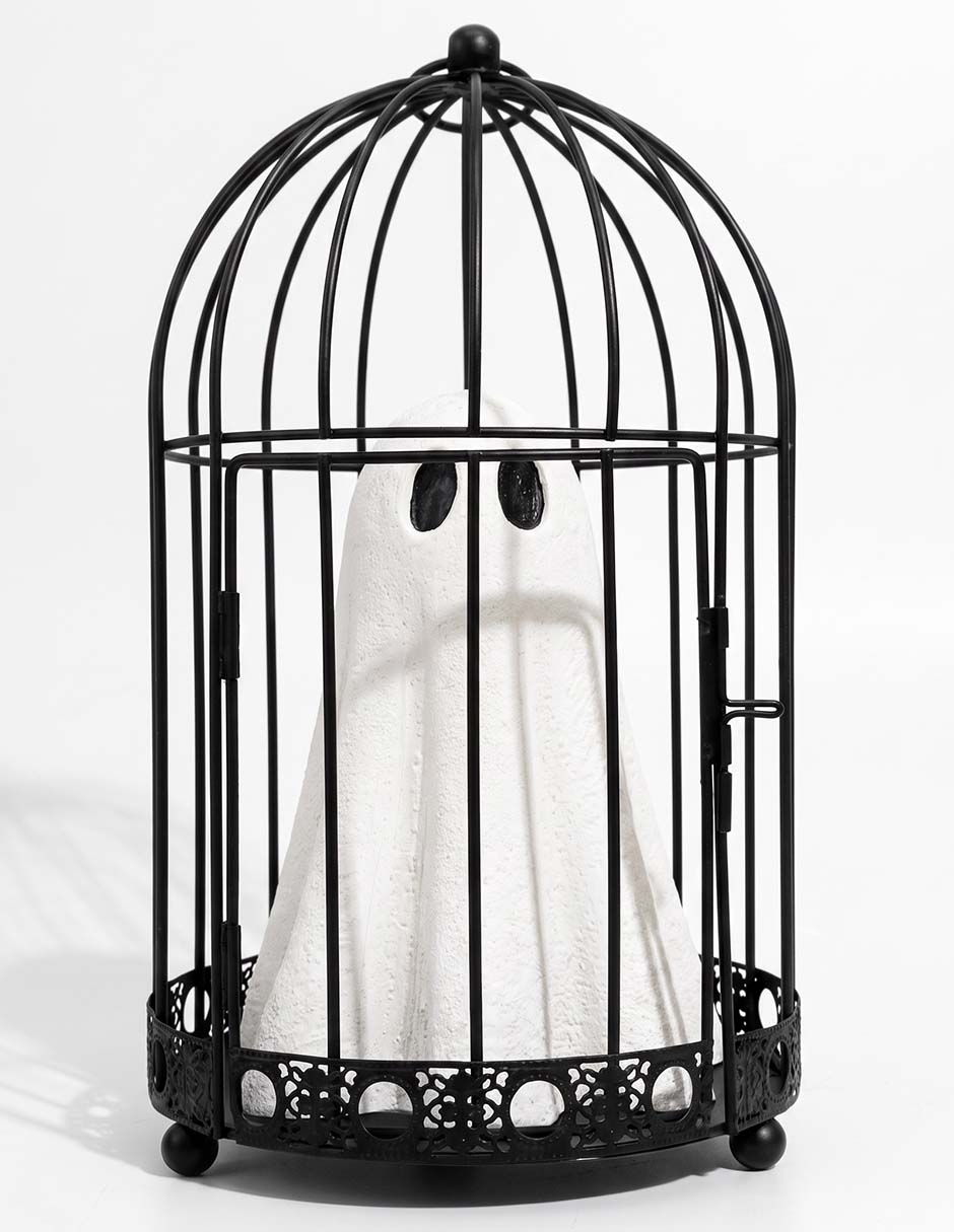 Figura decorativa de halloween con forma de fantasma