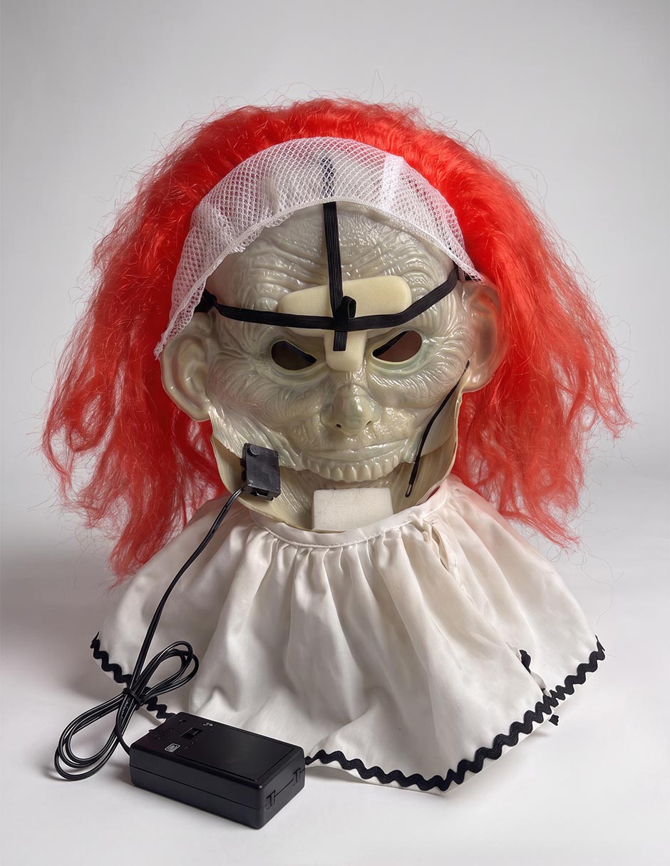 Máscara de halloween para disfraz de payaso de 3