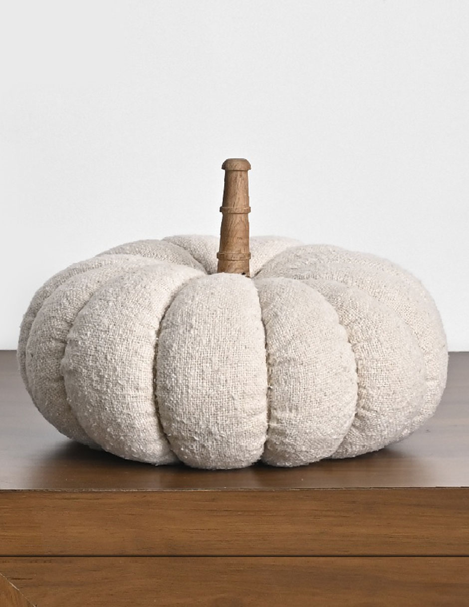 Figura decorativa de Halloween Harvest con forma de calabaza