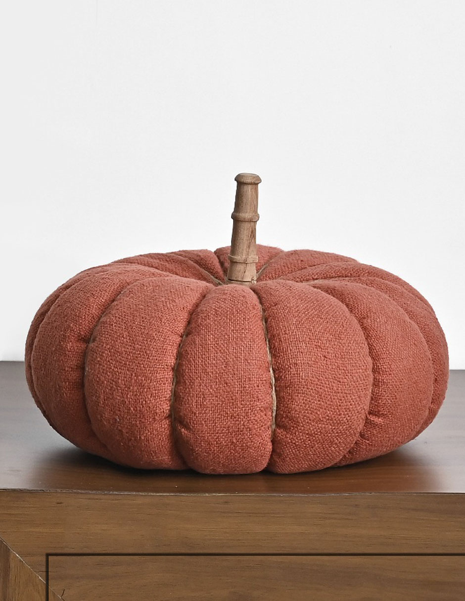 Figura decorativa de Halloween Harvest con forma de calabaza