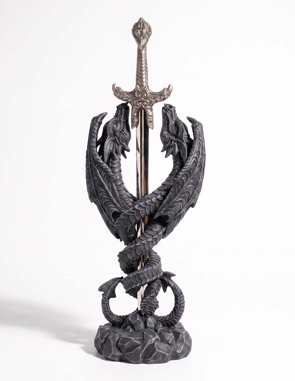 Figura decorativa de halloween con forma de dragón 4