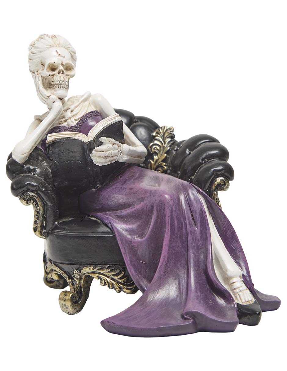 Figura decorativa de halloween con forma de catrina 1