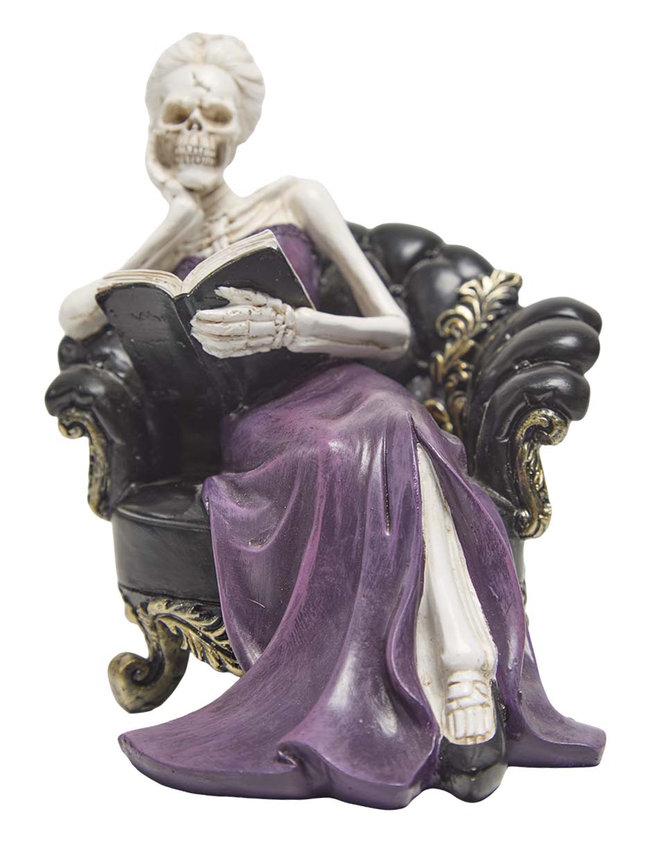 Figura decorativa de halloween con forma de catrina 2