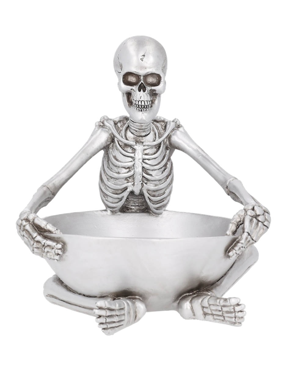 Figura decorativa de halloween con forma de esqueleto 1