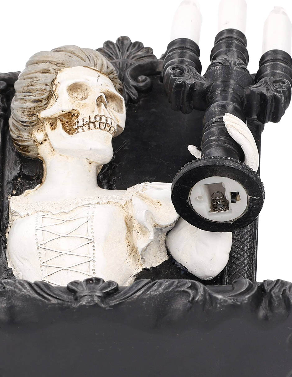 Figura decorativa de Halloween con forma de esqueleto