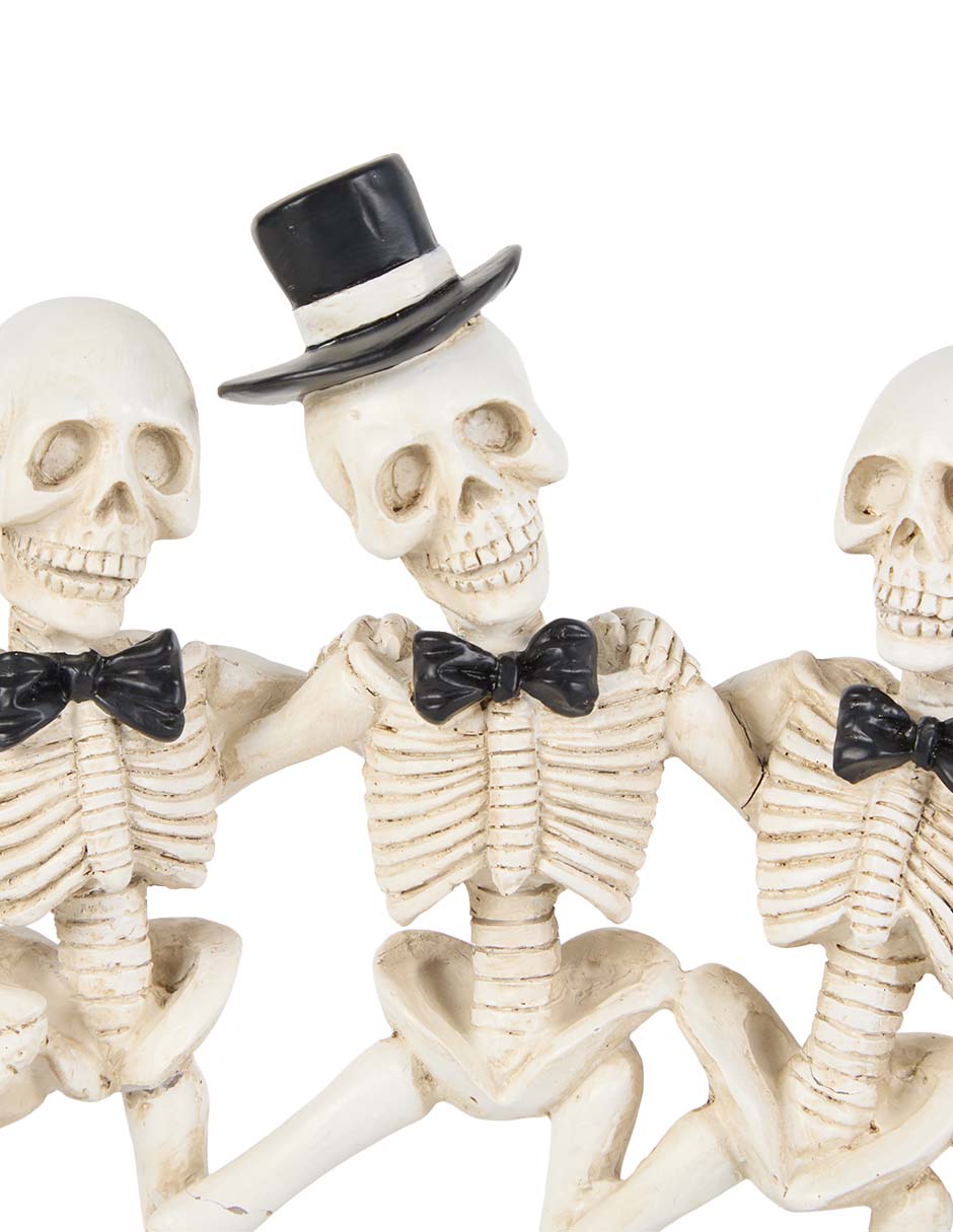Figura decorativa de Halloween con forma de esqueletos