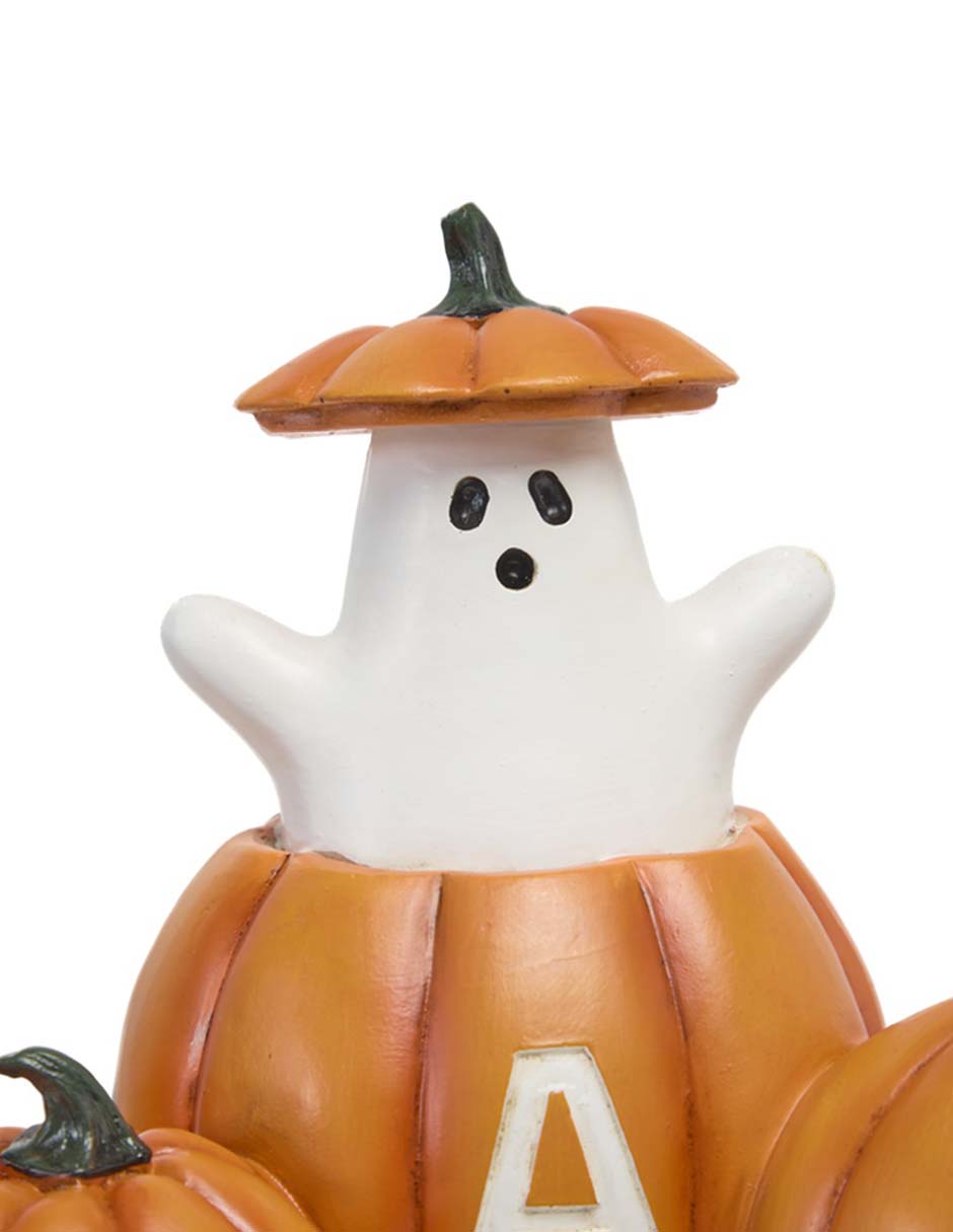 Figura decorativa de halloween con forma de calabazas