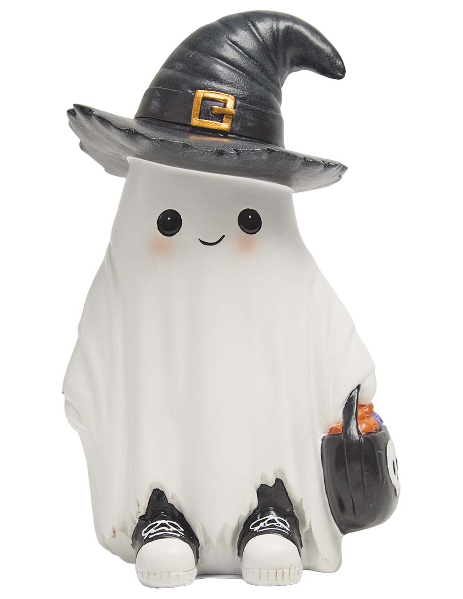 Figura decorativa de halloween con forma de fantasma 1
