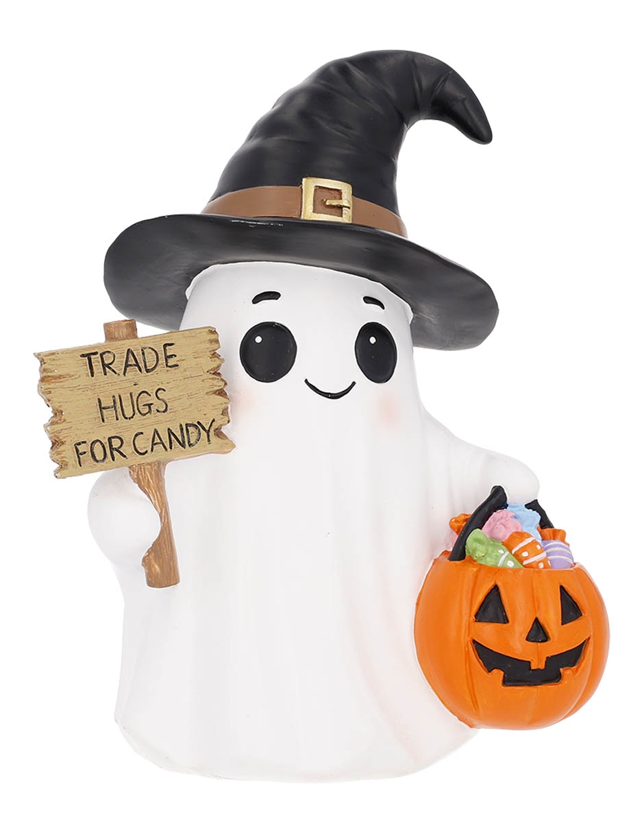 Figura decorativa de halloween con forma de fantasma 1