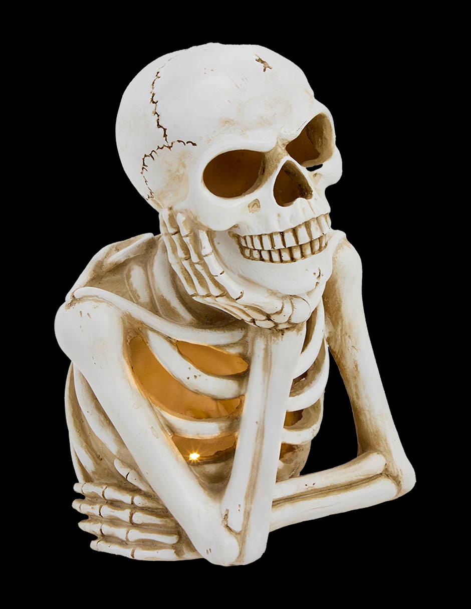 Figura decorativa de Halloween con forma de esqueleto 6