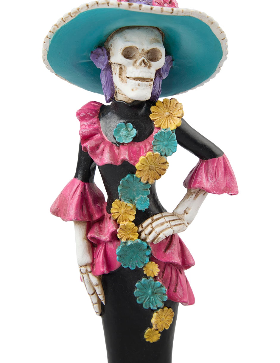 Figura decorativa día de muertos con forma de catrina Figura decorativa día de muertos con forma de catrina