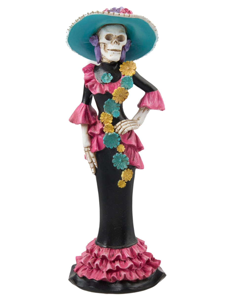 Figura decorativa día de muertos con forma de catrina 1
