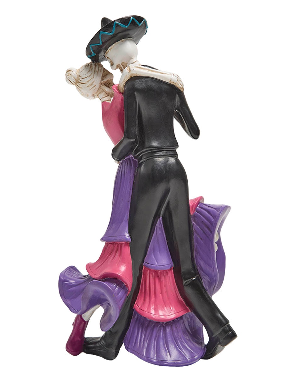 Figura decorativa de halloween con forma de pareja de catrines 3