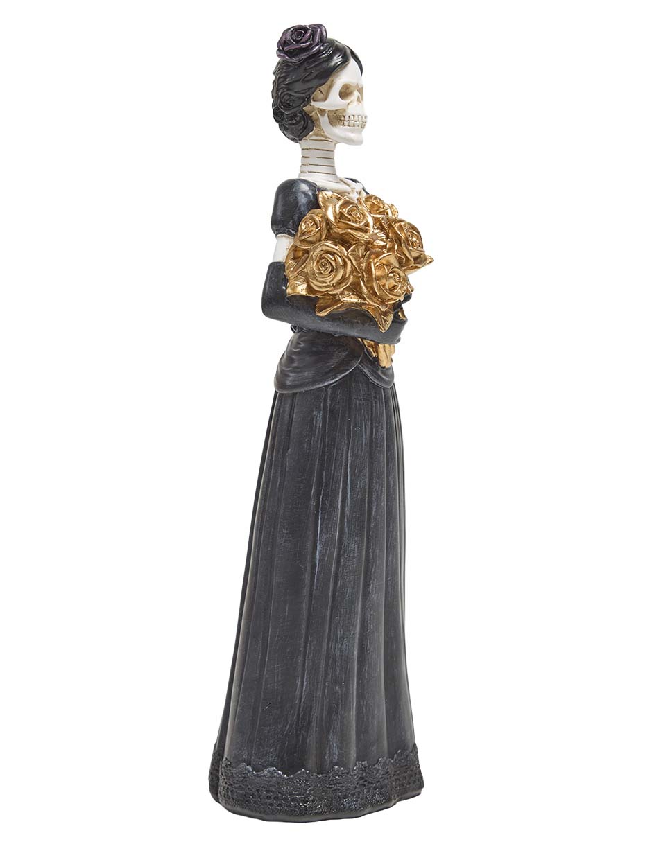 Figura decorativa de halloween con forma de catrina 2