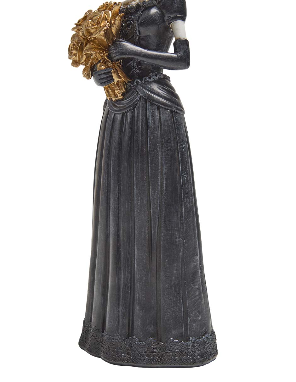 Figura decorativa de halloween con forma de catrina 4