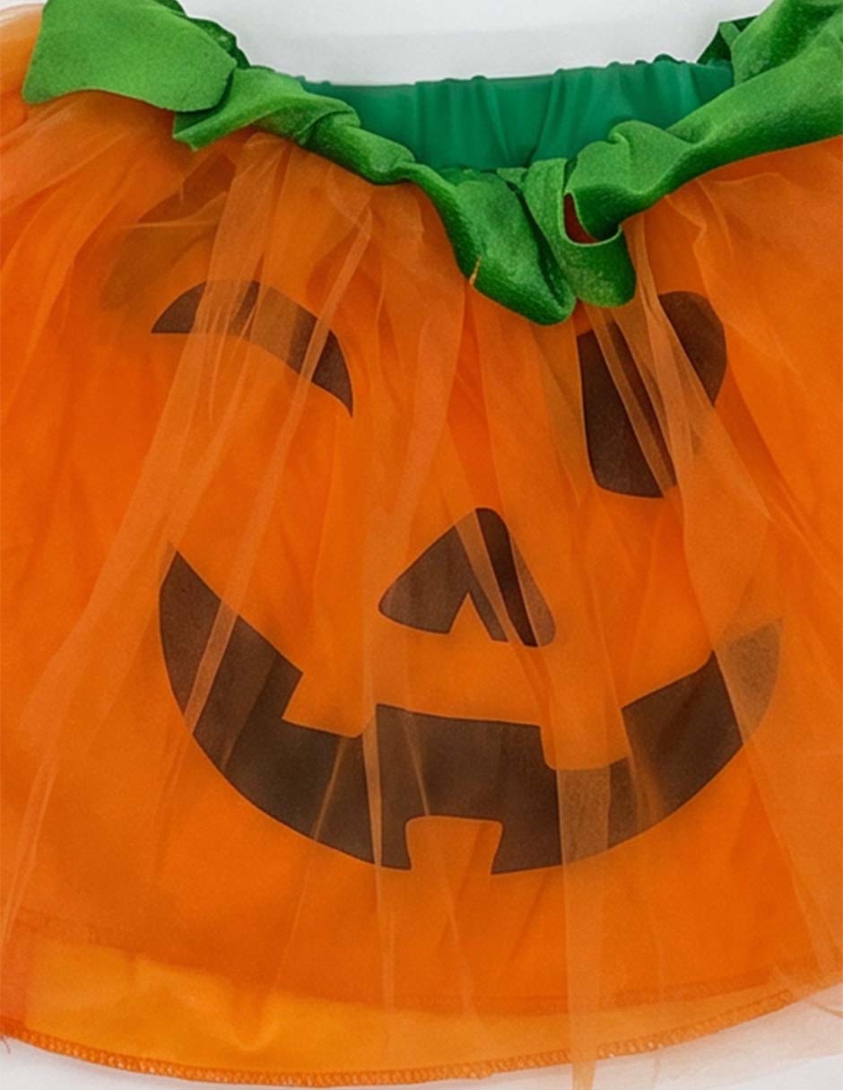 Disfraz de calabaza para niña 4