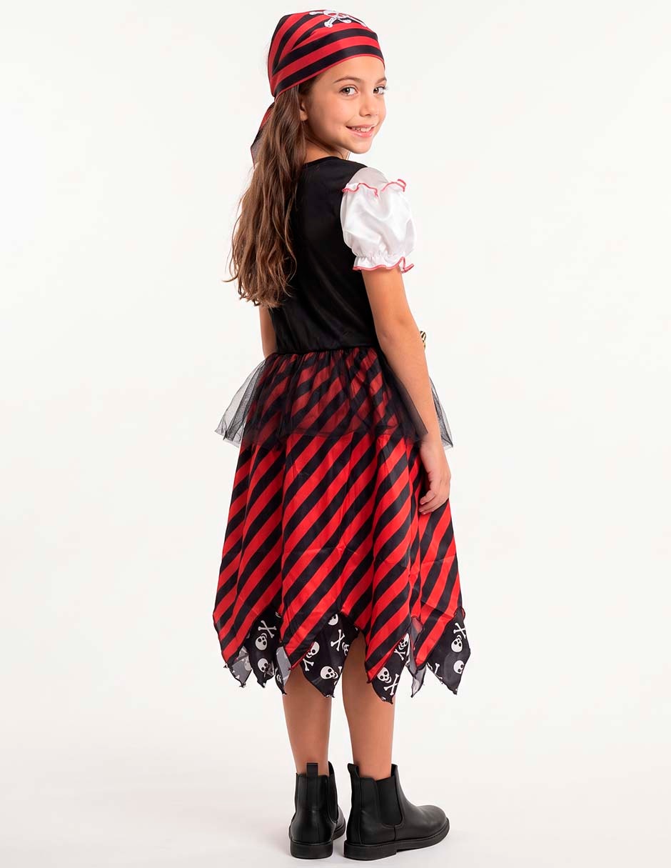 Disfraz de pirata para niña 6