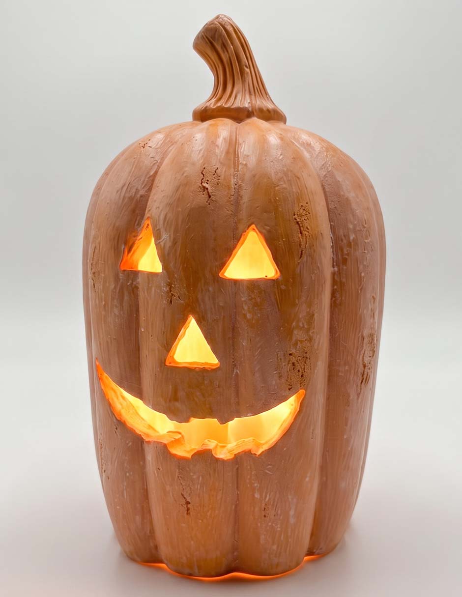 Figura decorativa de halloween con forma de calabaza 2