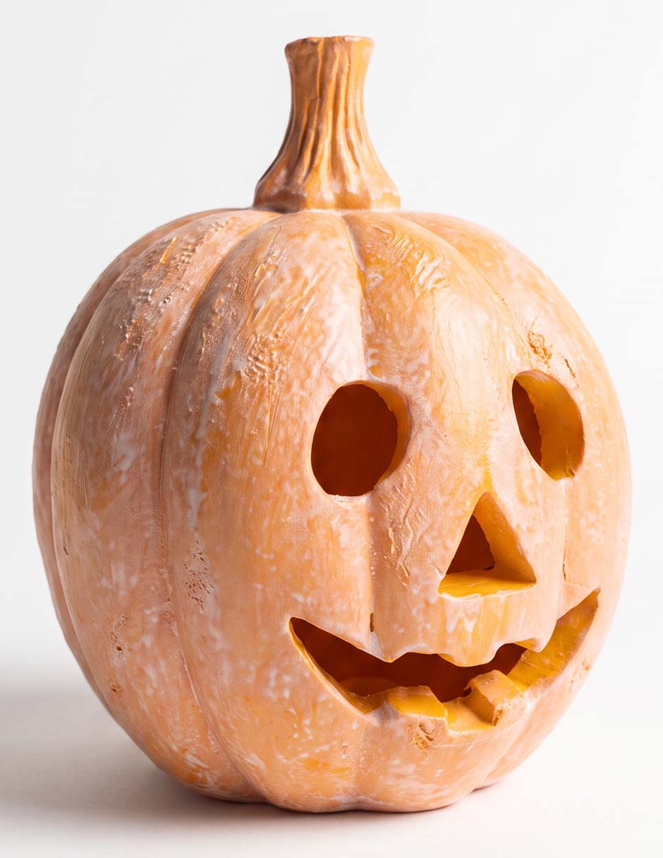 Figura decorativa cementerium con forma de calabaza 5