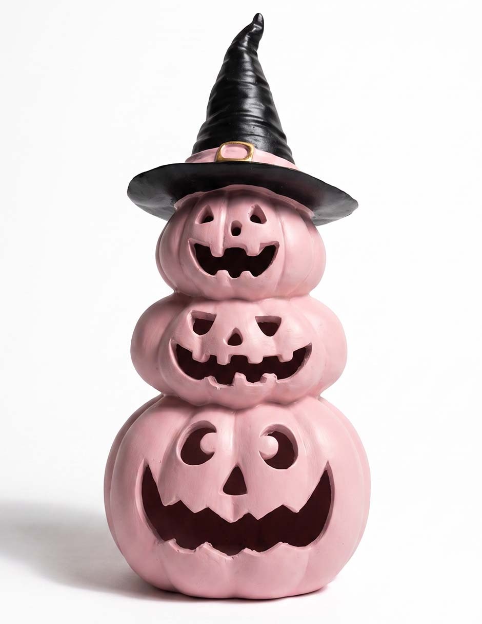 Figura decorativa de halloween con forma de calabazas Figura decorativa de halloween con forma de calabazas