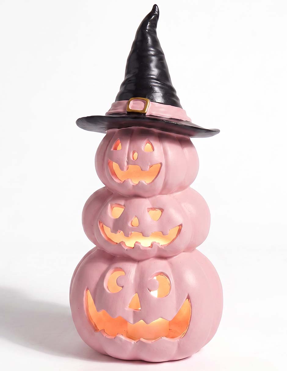 Figura decorativa de halloween con forma de calabazas