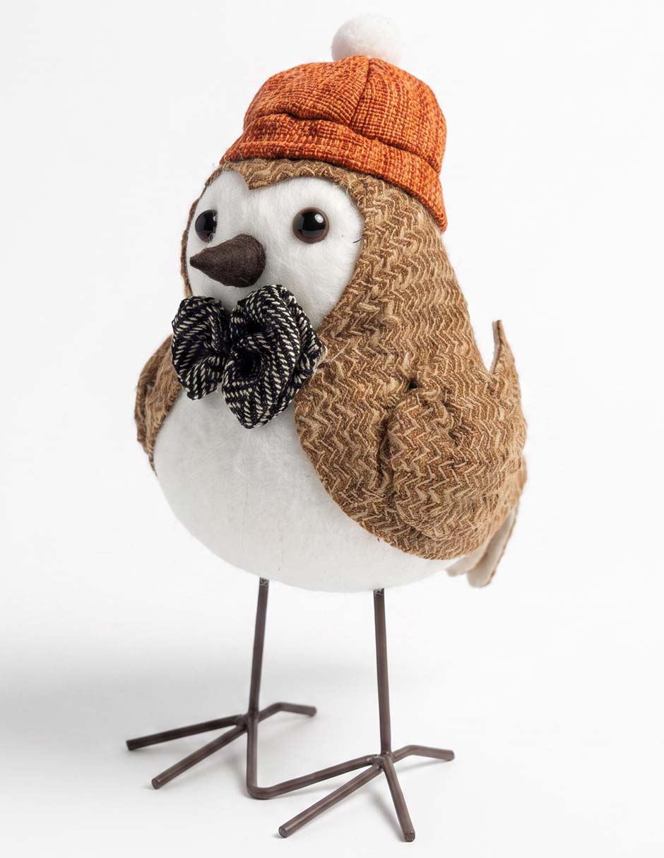 Figura decorativa con forma de pájaro