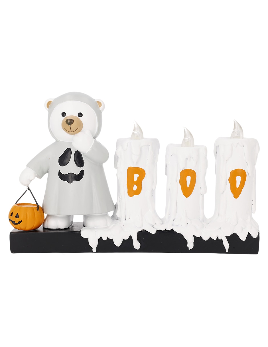 Figura decorativa de halloween con forma de Bolo fantasma 1