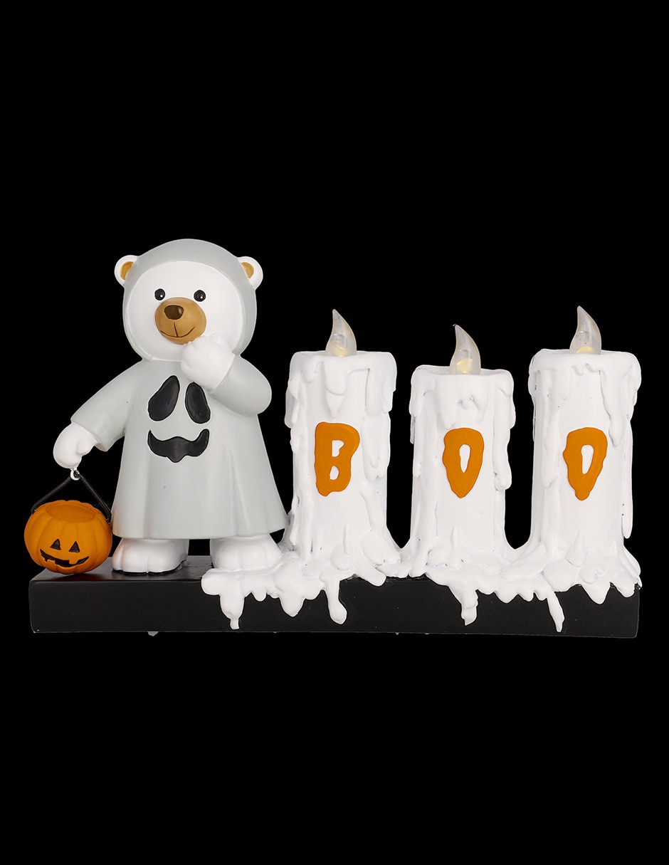 Figura decorativa de halloween con forma de Bolo fantasma 6