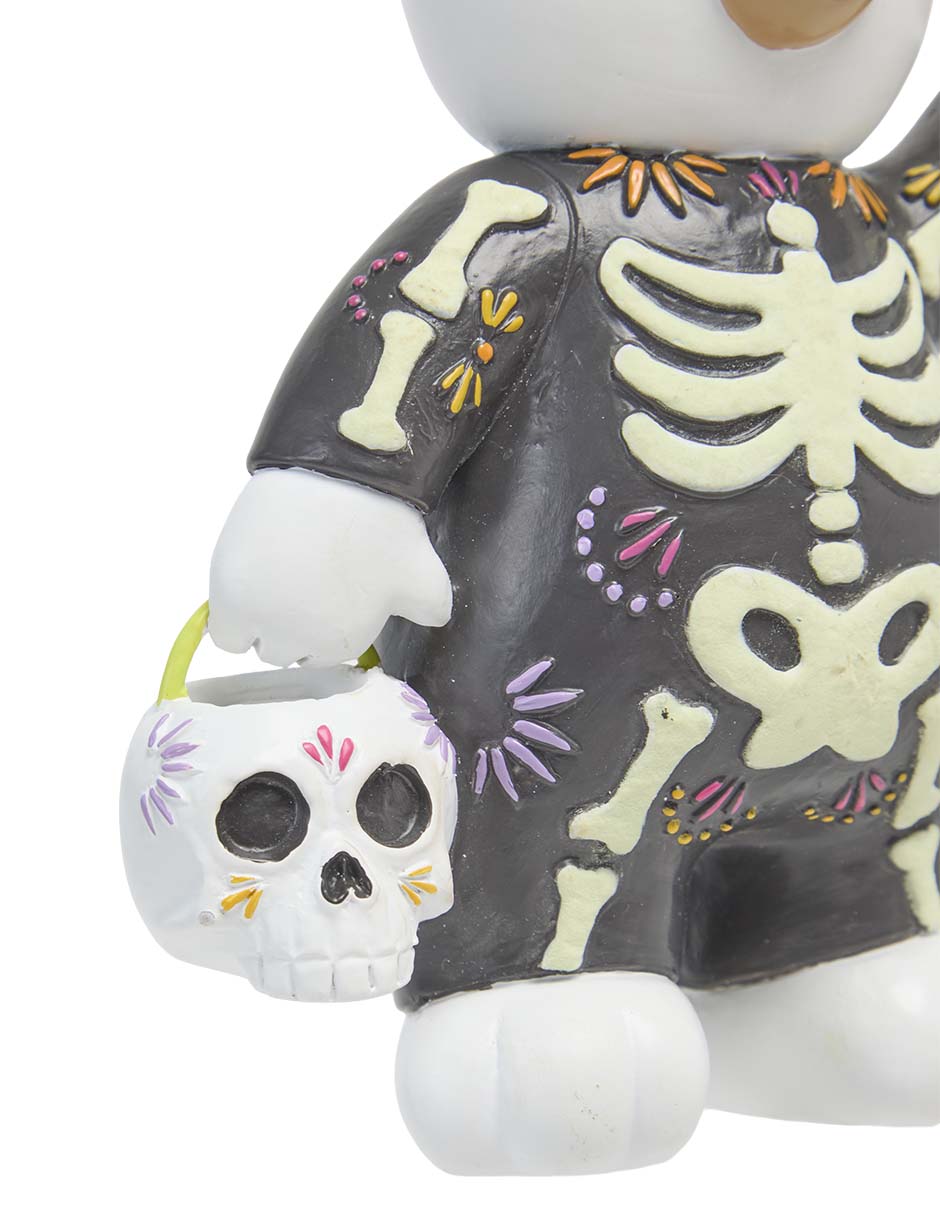 Figura decorativa de Halloween con forma de esqueleto