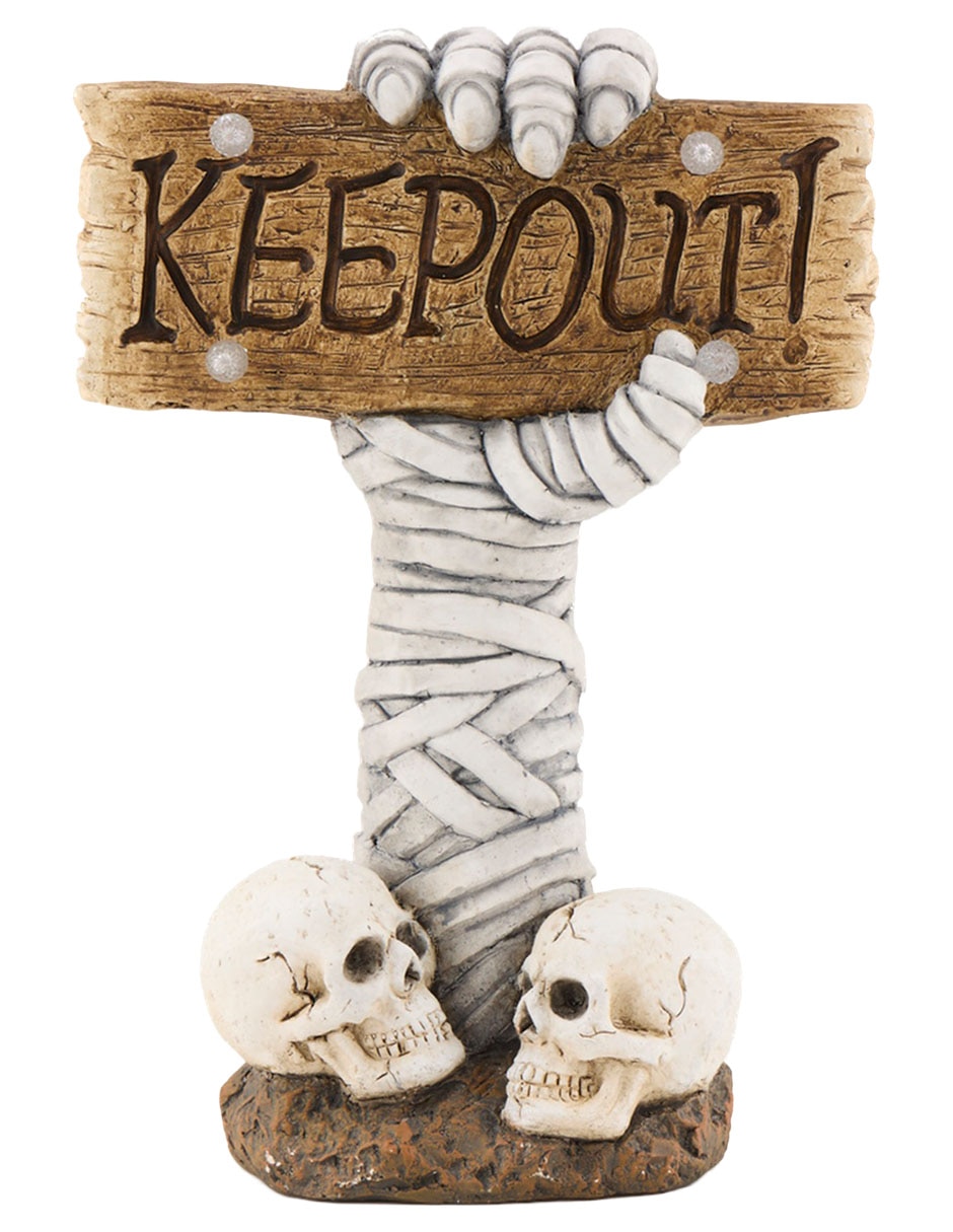 Figura decorativa de halloween con forma de mano 1