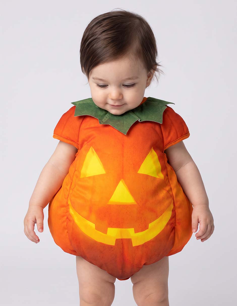 Disfraz de calabaza para bebé