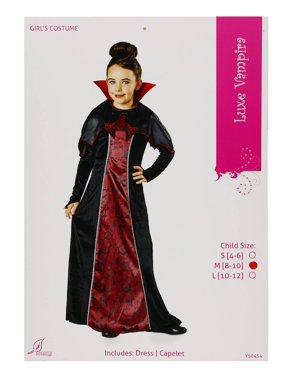 Disfraz de vampira para niña
