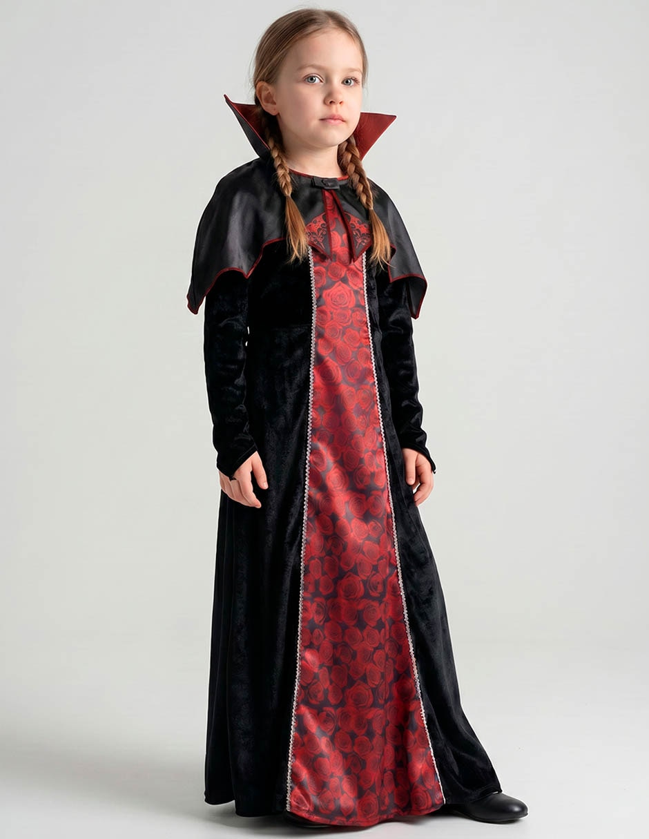 Disfraz de vampira para niña 1