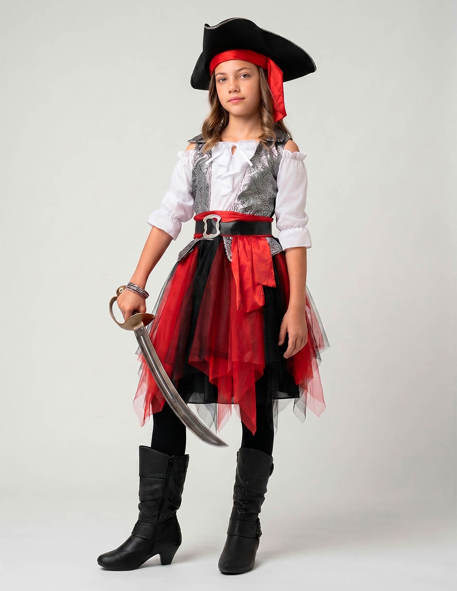 Disfraz De Pirata Para Niña 1