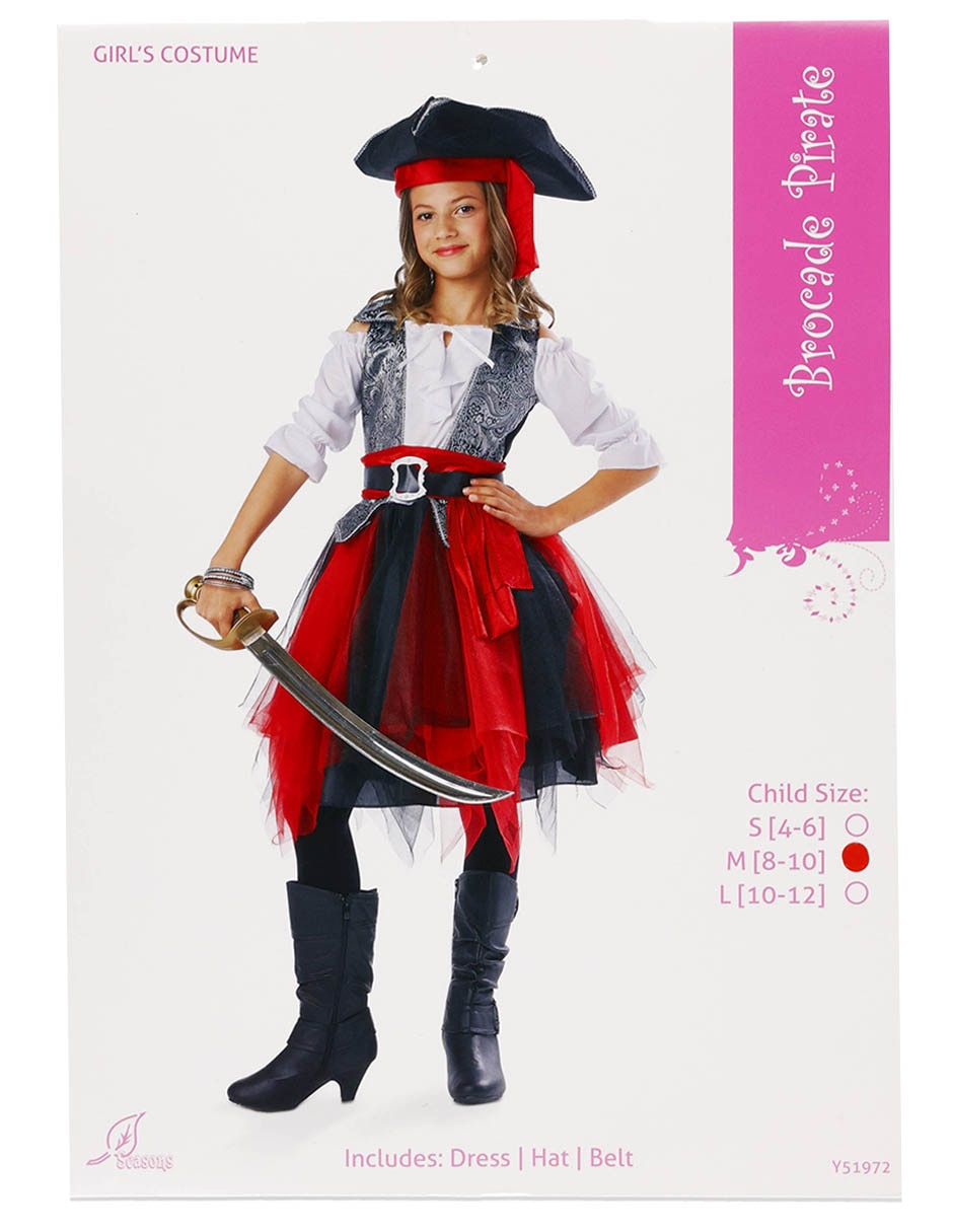 Disfraz De Pirata Para Niña