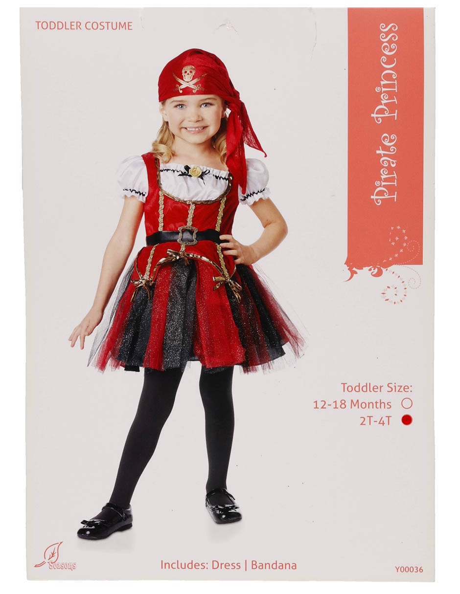 Disfraz de pirata para niña