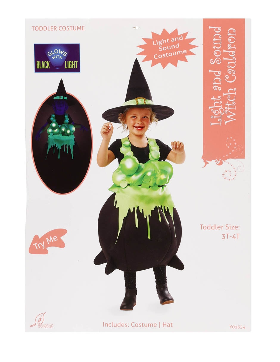 Disfraz de bruja para niña