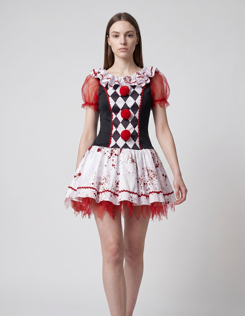 Disfraz De Payaso Para Mujer Disfraz De Payaso Para Mujer