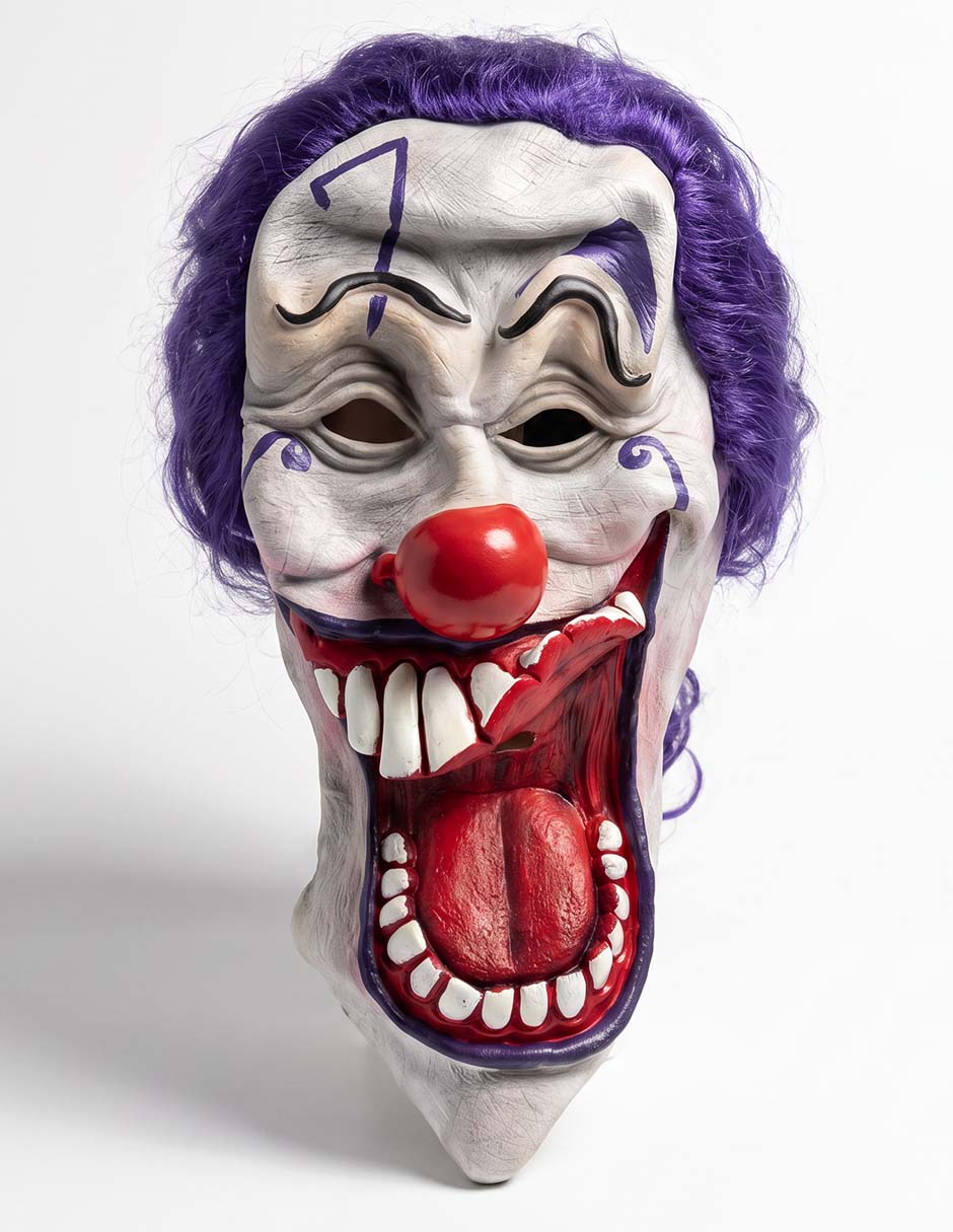 Máscara para disfraz de payaso nightmare seasons