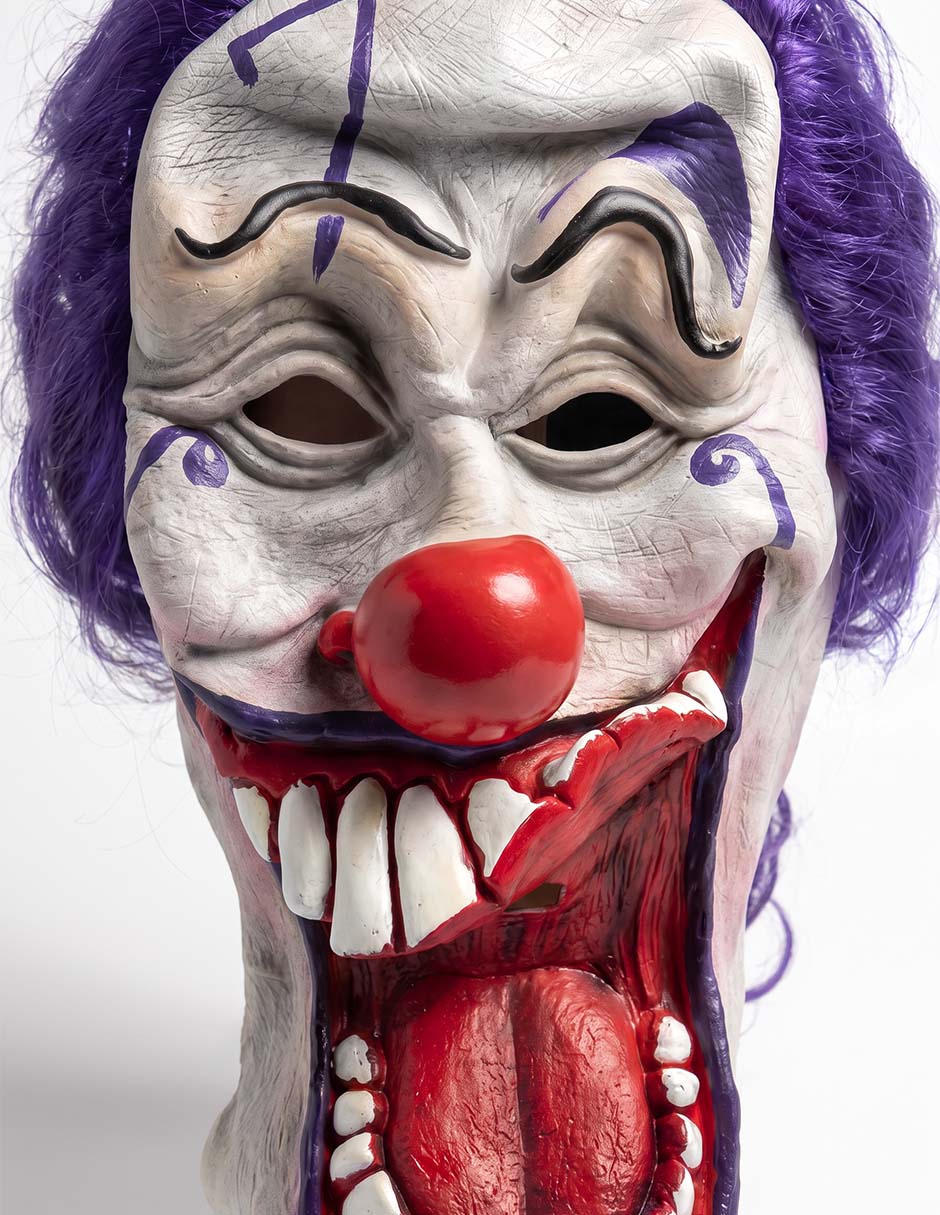 Máscara para disfraz de payaso nightmare seasons 2