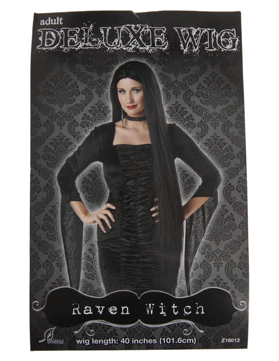 Peluca para disfraz de Raven Witch Seasons H