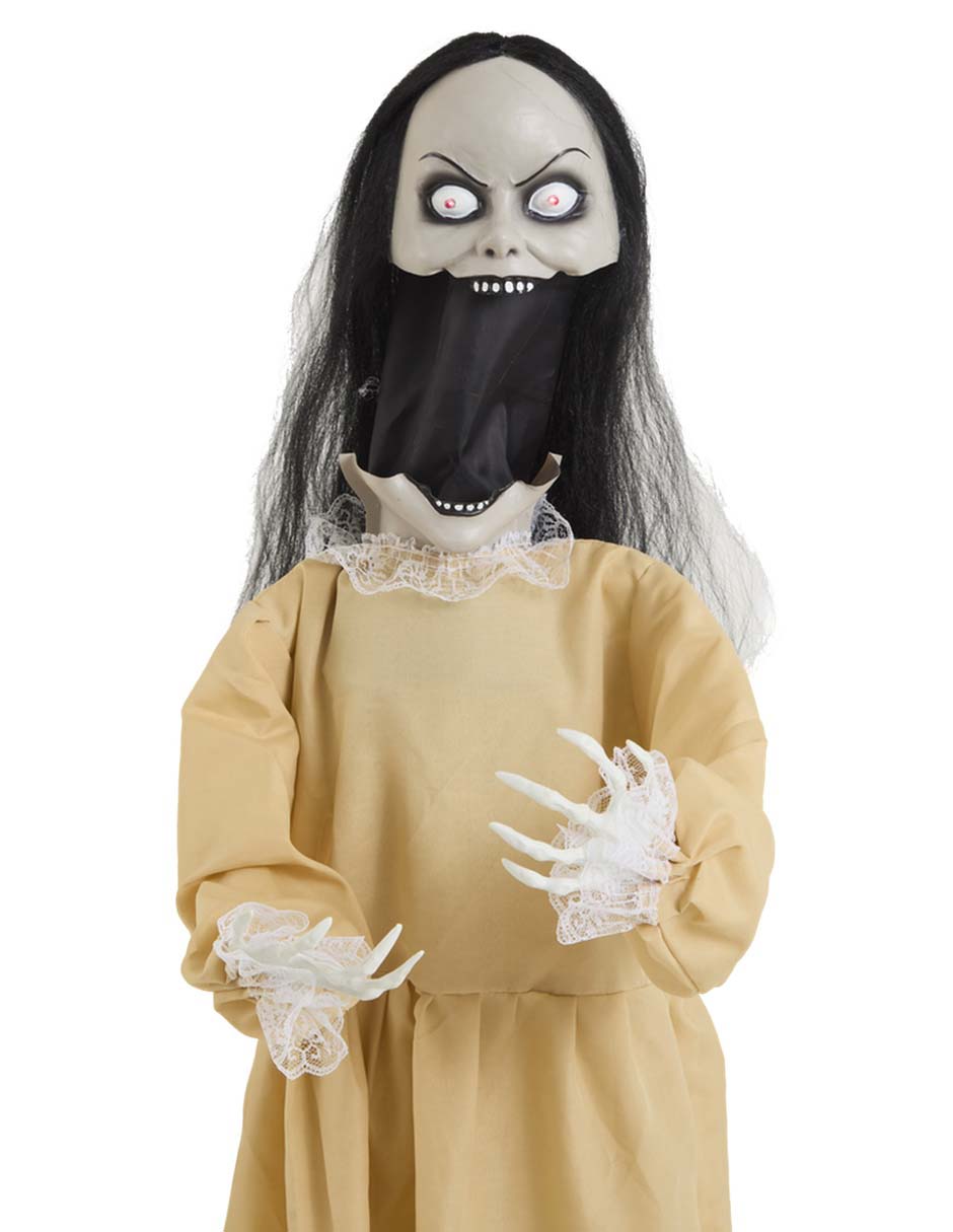 Figura decorativa de Halloween de niña Cementerium